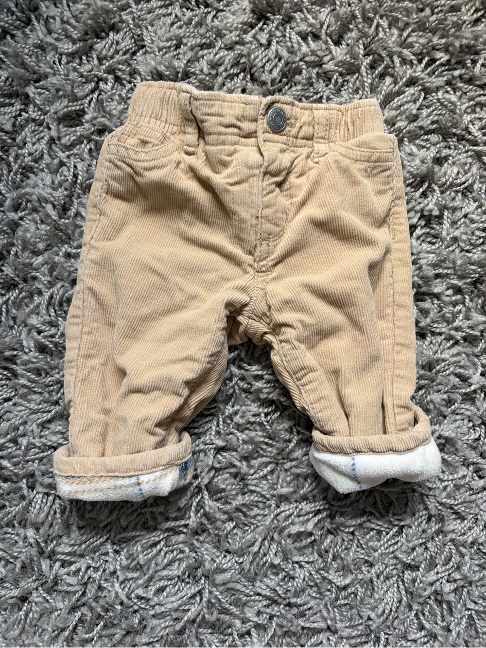 Old Navy Cream and Tan Baby Corduroy Pants